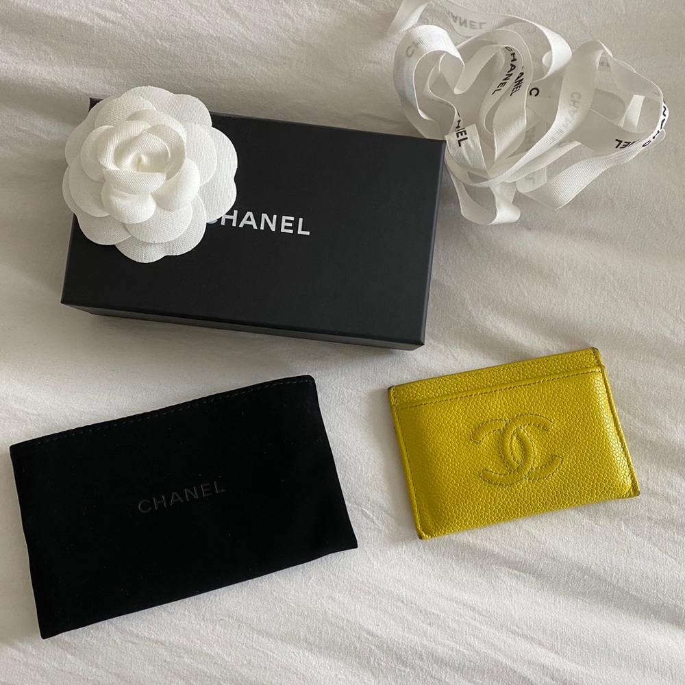 Chanel card holder
